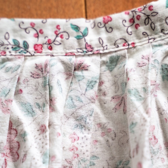 80s does 50s floral vintage cotton circle skirt - Picture 7 of 10